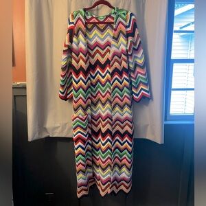 Handmade crochet duster jacket